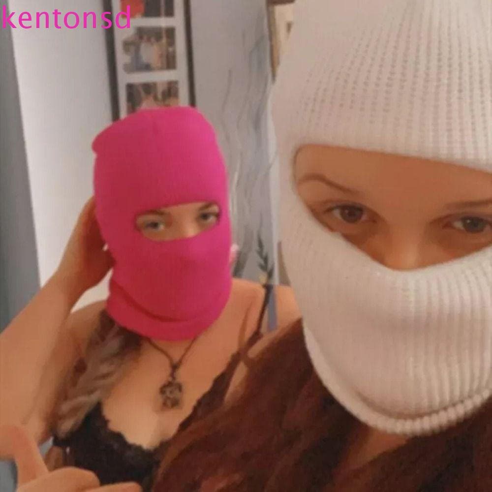 KENTONSD Capa Facial Completa Masculino Inverno 1 Buraco Cachecol Proteção De Ouvido Colar Chapéu Balaclava Crânios Femi
