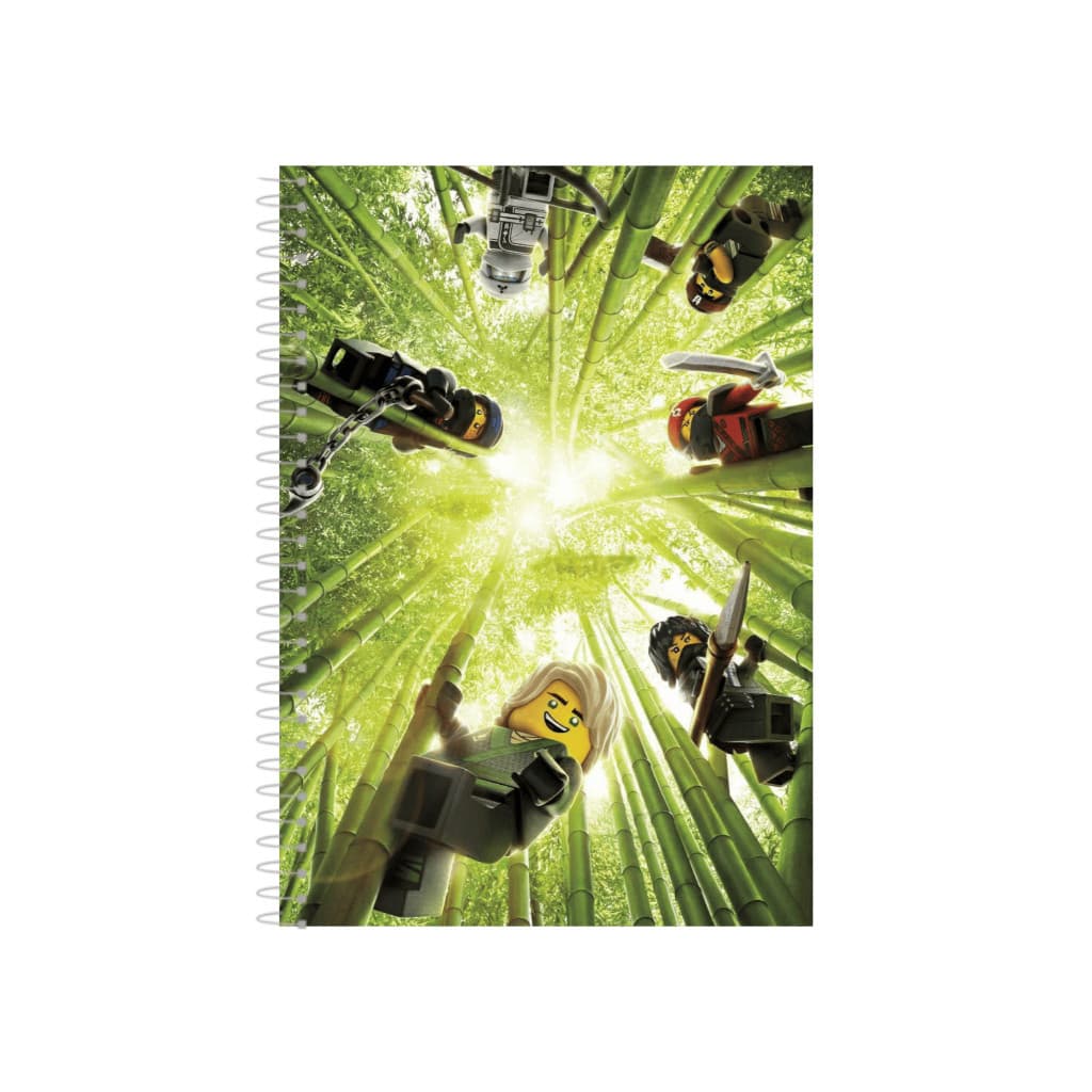 Caderno Universitário LEGO Ninjago 1 ou 10 Matérias