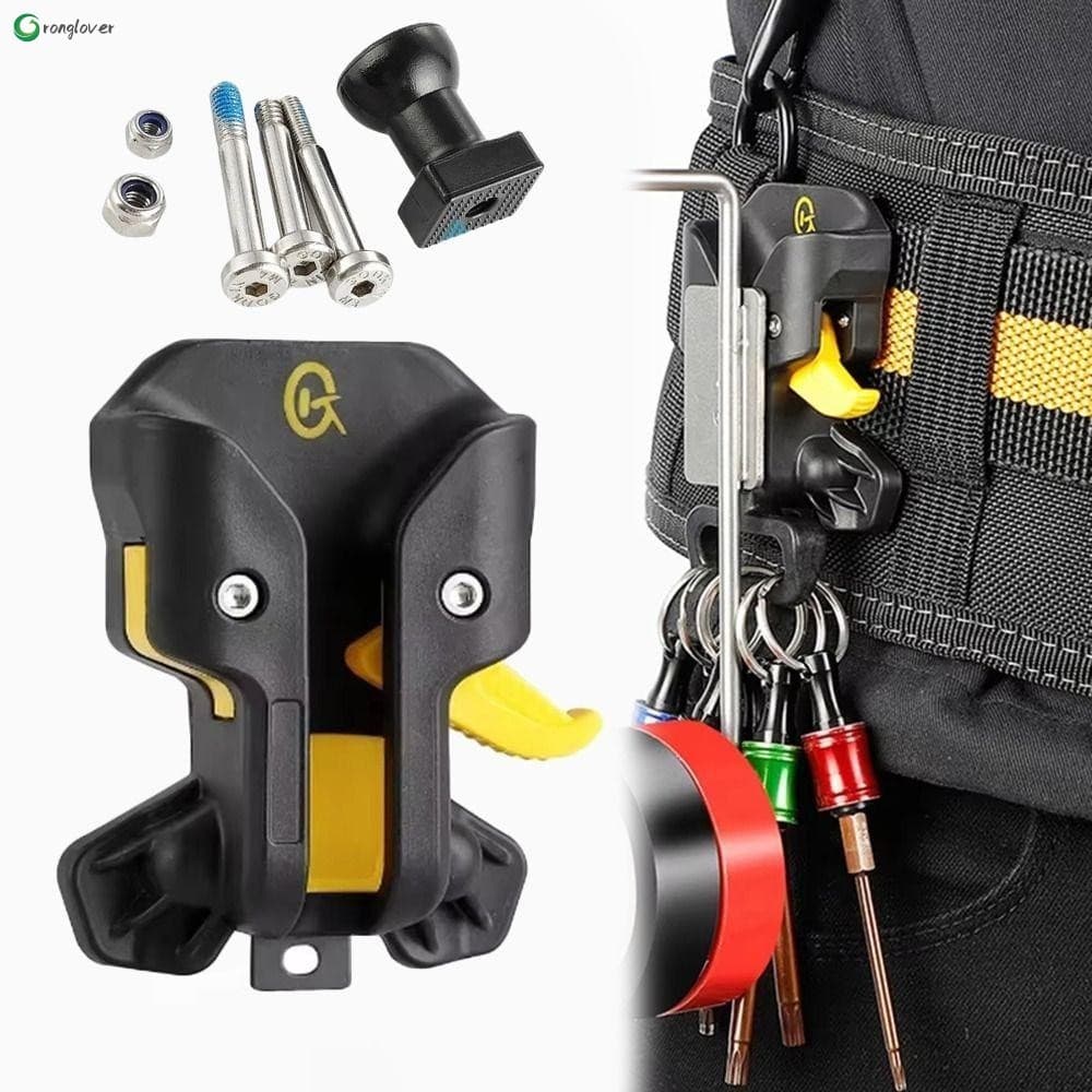 Gancho De Ferramenta Elétrica De Liberação Rápida-Organizador De Broca Anti-Queda Com Travamento Automático