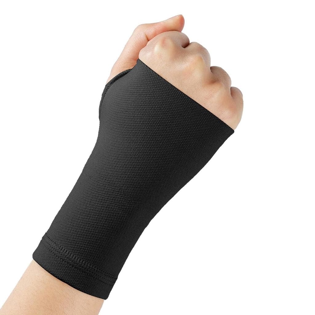 OFFCUP Faixa Elástica para Pulso e Mão, Suporte de Compressão para Lesões, Entorse, Artrite, Síndrome do Túnel Cárpico,