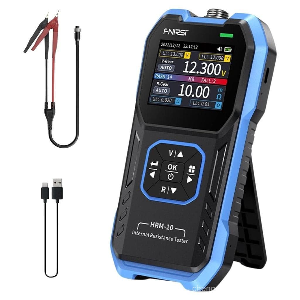 Testador de Resistência Interna de Baterias Jedsai, 0~200Ω/DC 0~±100V Detector de Resistência Interna de Baterias