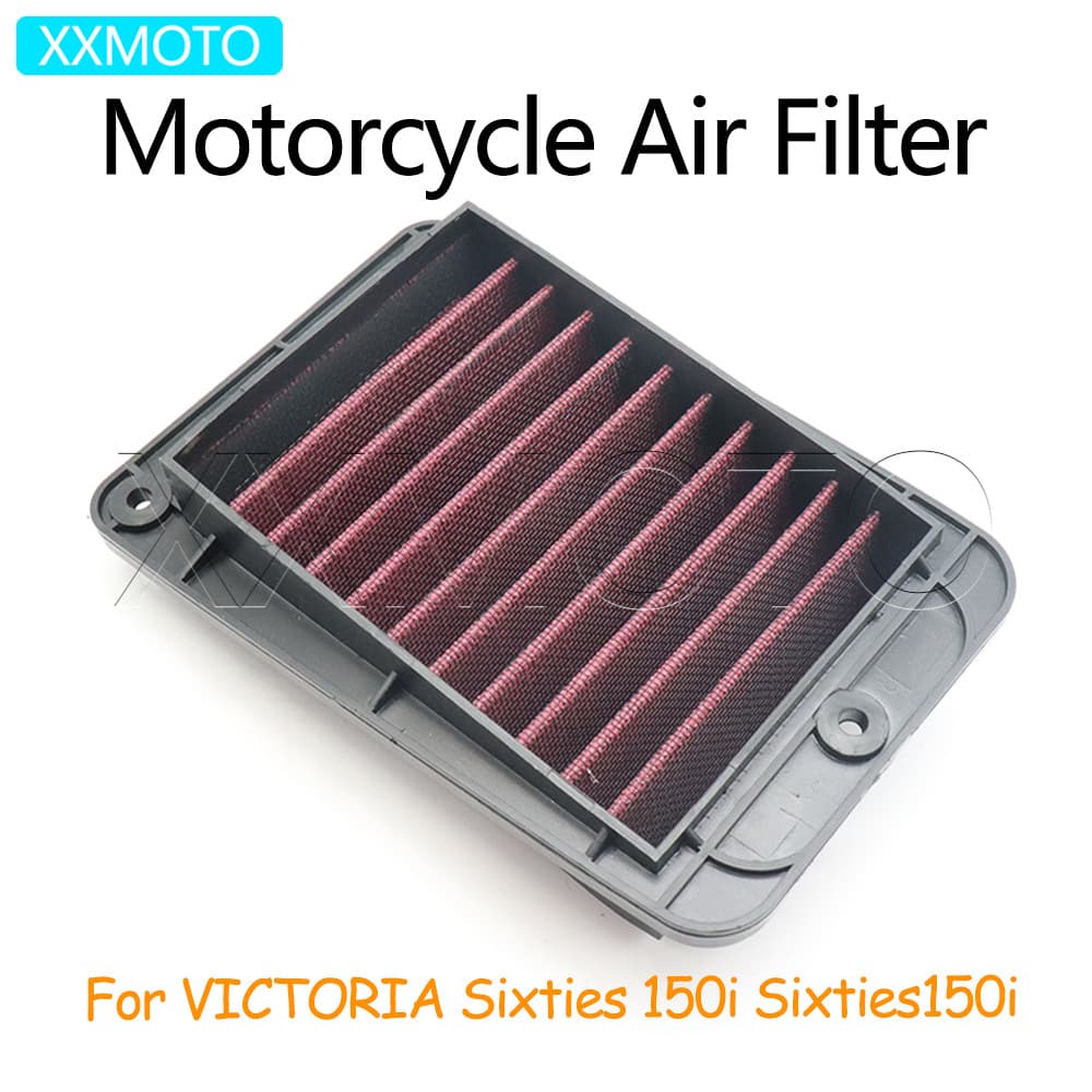 Para LONGJIA Viva Sessenta 150i Sessenta150i Motocicleta Sistema De Limpeza De Entrada De Filtro De Ar De Alto Fluxo