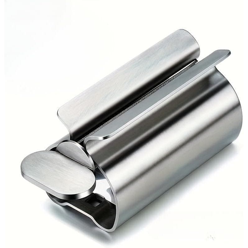 Conjunto de 2 Espremedores de Pasta de Dente em Aço Inoxidável, Espremedor Manual de Tubos Fácil de Usar e Limpador, Não