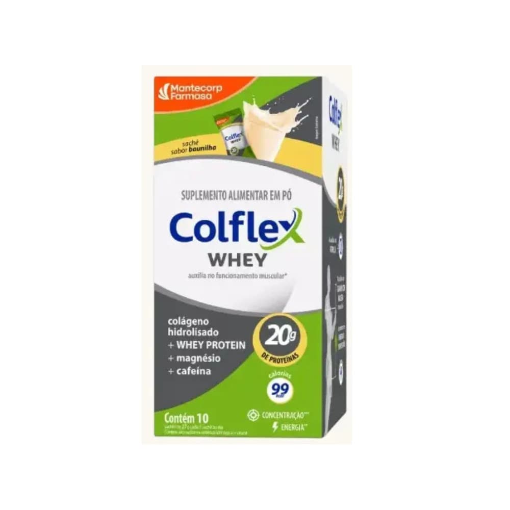 Colflex whey baunilha 27 gramas