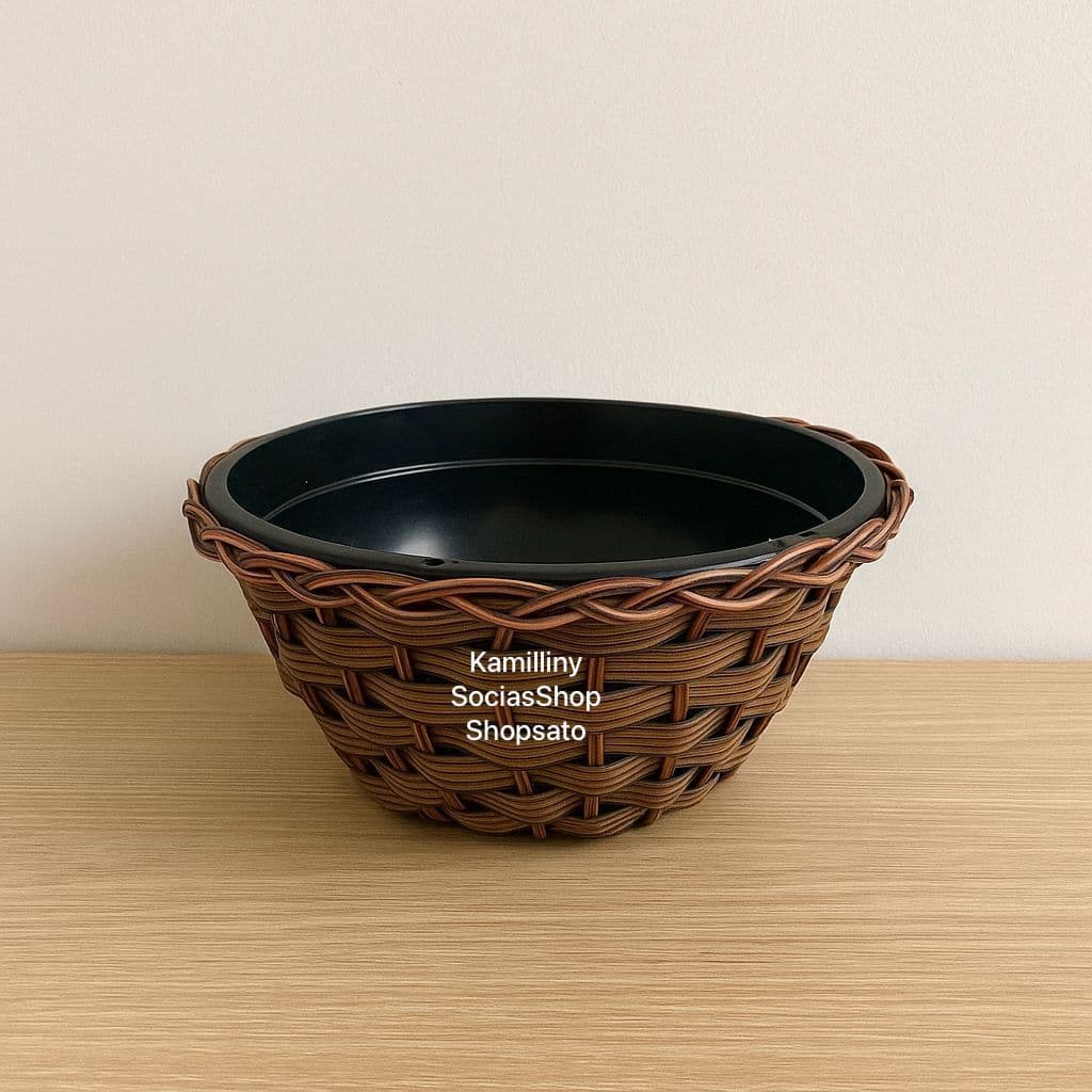 Kit 4 Vaso Cuia Ikebana Fibra Sintética Plantas Naturais Artificiais Orquídea decoração