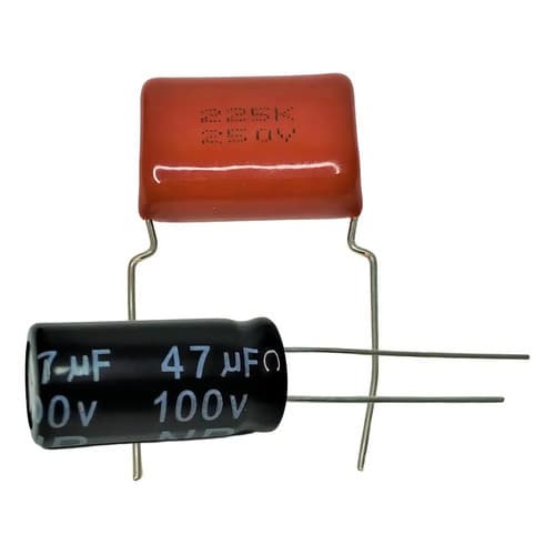 Kit Capacitores Som Automotivo Corneta Driver Tweeter 2un