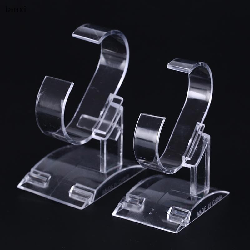 [LANXI] display De Relógio De Pulso De Plástico Transparente ra Titular Venda show case Suporte Ferramenta