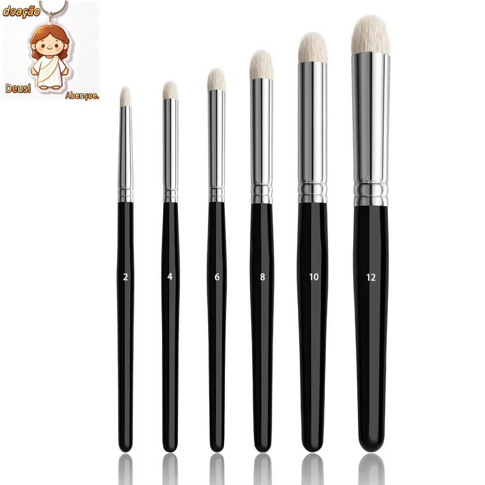Pincéis Em Miniatura Drybrush-6pcs Conjunto De Micro Detalhes , Pequenos Finos Para Acrílico , Aquarelas E Pintura Por N