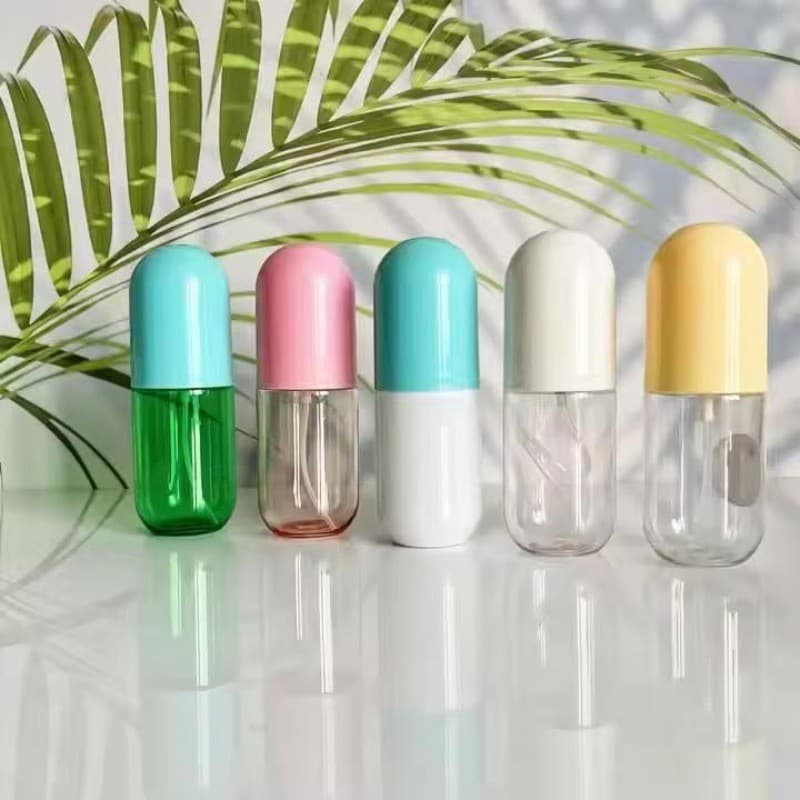 Frasco pulverizador de 60ml/100ml, frasco para loção, frasco cápsula, frasco para toner, frasco para sémen, frasco de pl