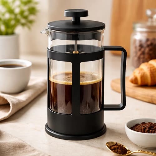 Cafeteira Prensa Francesa Café Expresso Leite Cremoso 600ml Cremeira Leite Manual cappuccino 350ml