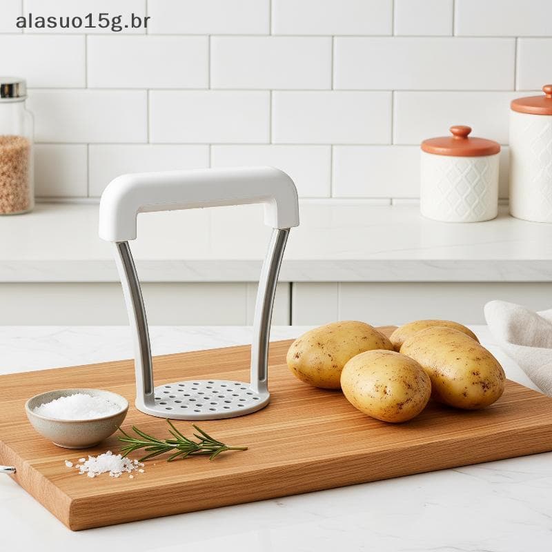 1 Pçs Multi-Função Espremedor De Batata Manual Resistente Arroz Vegetal Para Esmagamento Feijão Doce