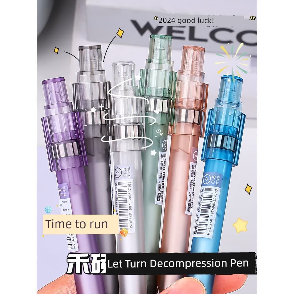 highlighter pen set highlighter pen set stabilo highlighter set Caneta rotativa de descompressão Caneta de Gel de impren