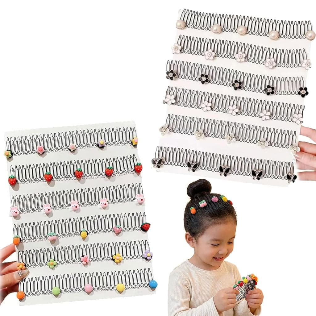 Pente Universal para Cabelo, Ideal para Franjas e Penteados Coletados, Pente 5 em 1, Pente para Organizar o Cabelo, Conq