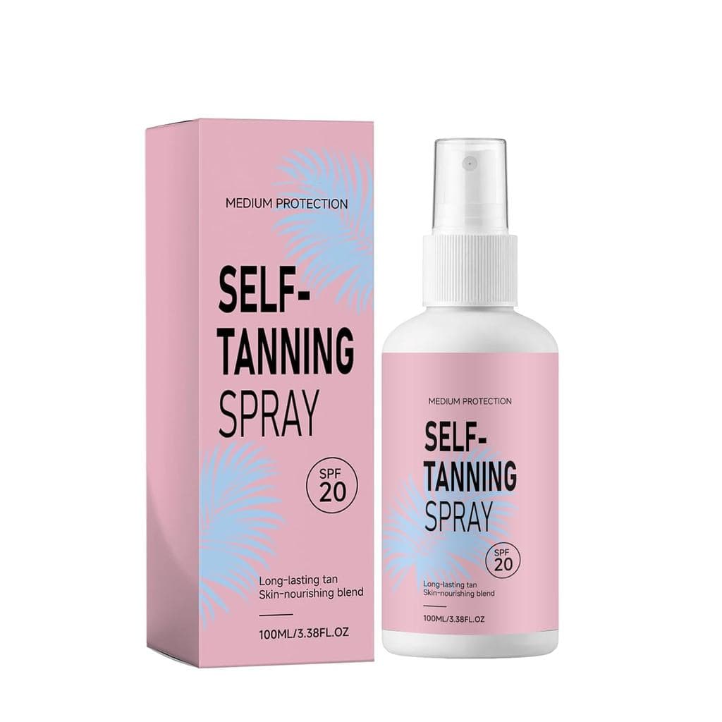 Névoa Autobronzeadora para um Brilho Sem Sol, Spray Hidratante para Bronzeado Corporal, Acabamento Bronze Natural, Secag