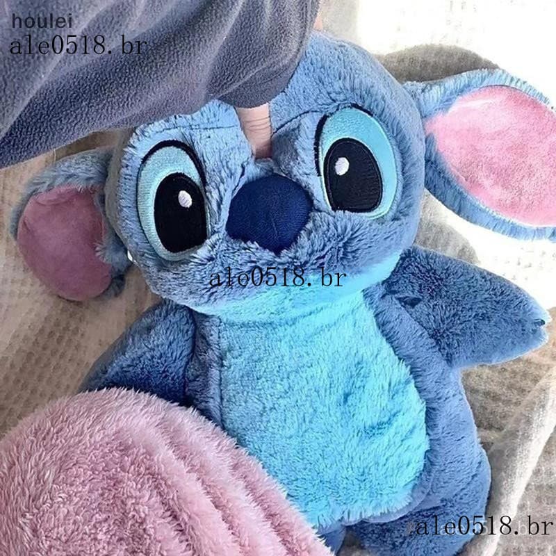 houl Disney Stitch Anime Inverno Extra Grande Pelúcia Garrafa De Água Quente Casa Feminina Enchimento Mão Mais Presente