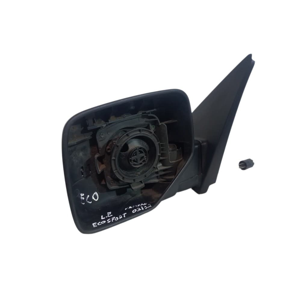 Retrovisor Esquerdo Manual Ecosport 2003/2012 Sem Espelho