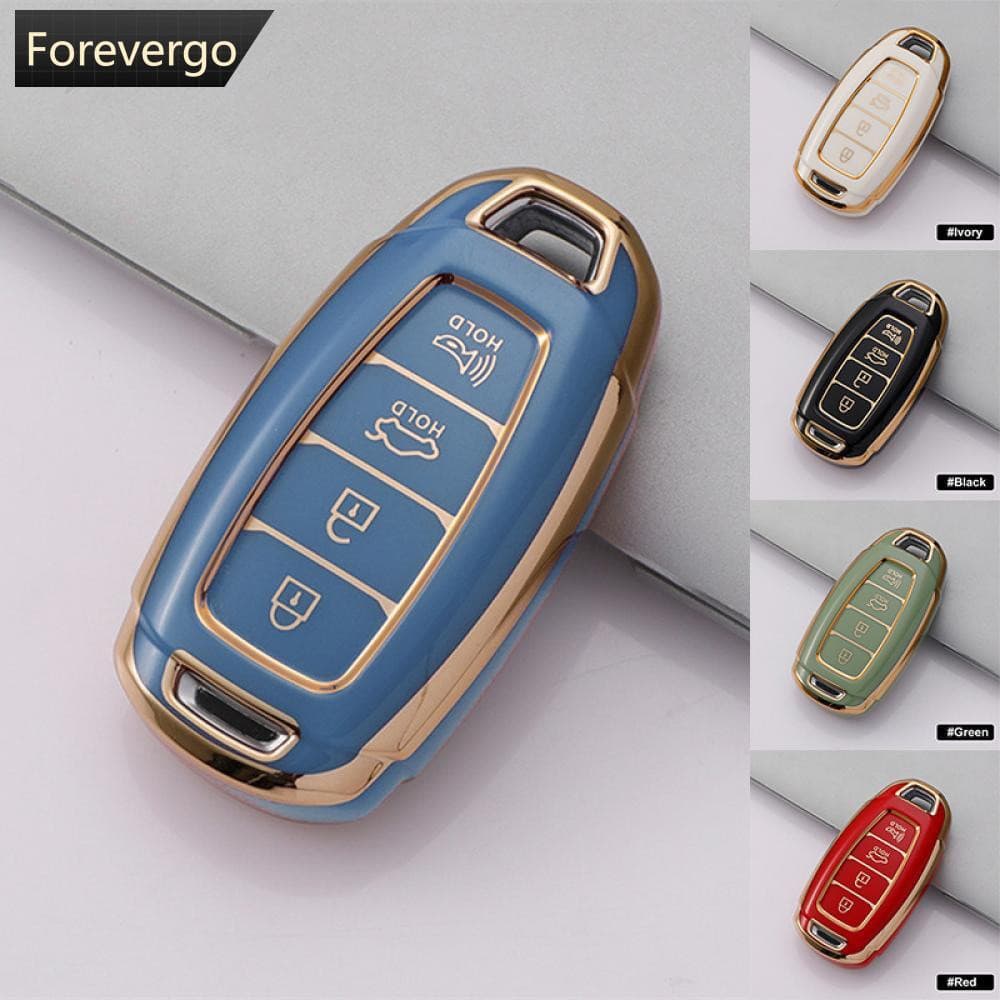 Capa de Chave de Carro FOREVERGO em TPU para Hyundai i30 Ix35, Acessórios Sem XBHY