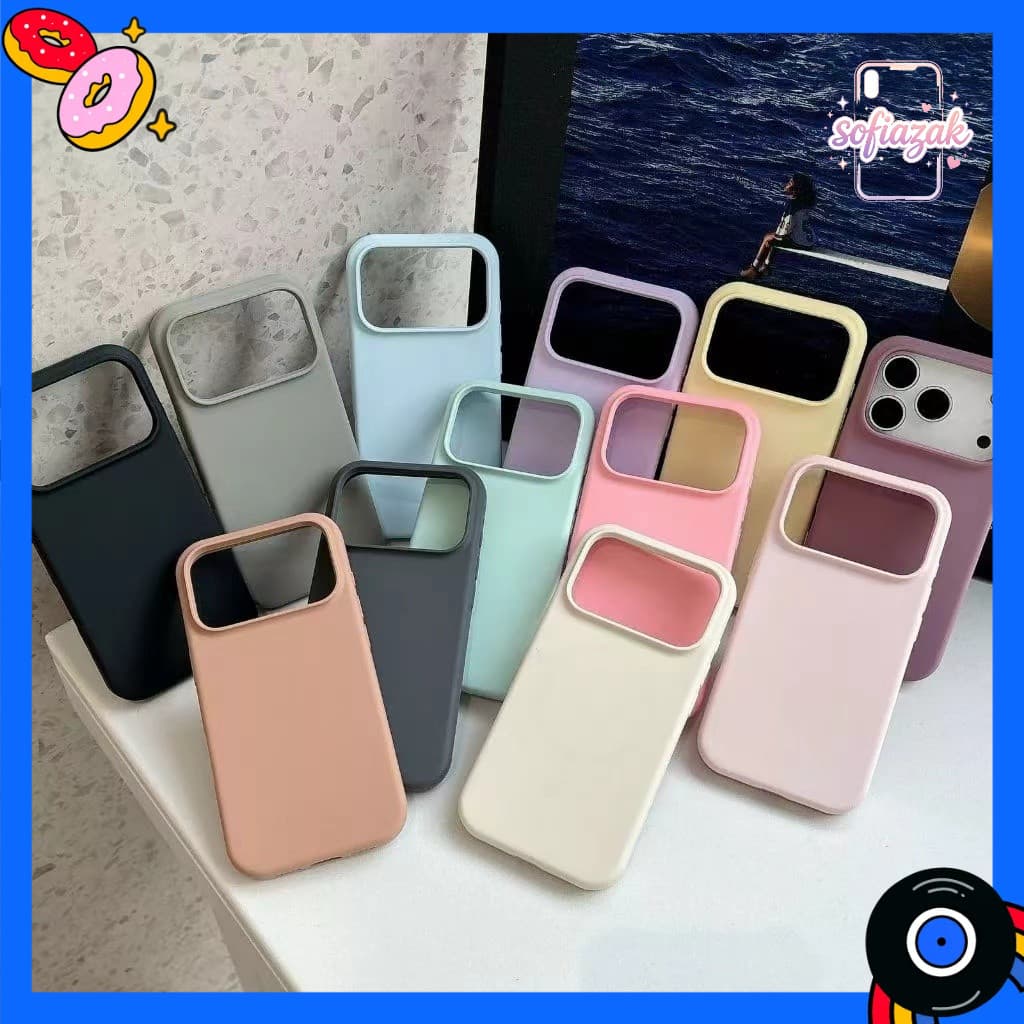 Capa Silicone Liquido Para iPhone17 17Air  17Pro 17Promax