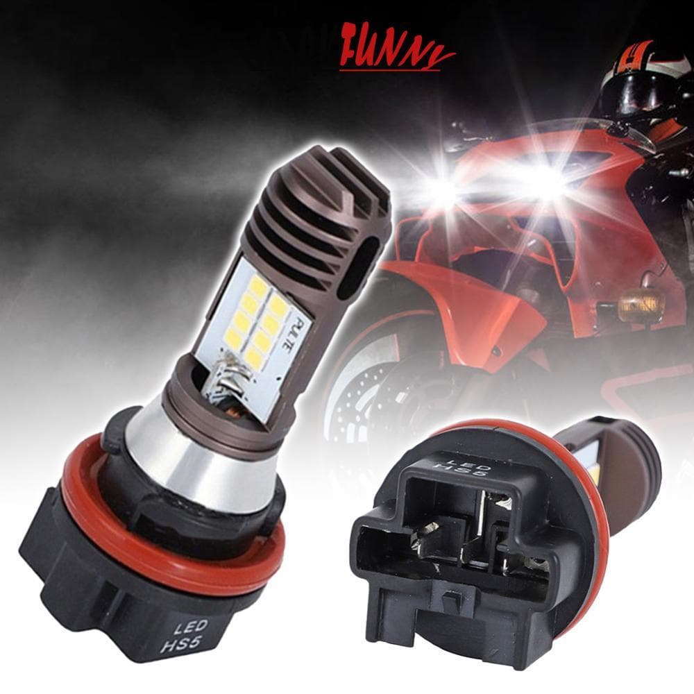 BLACKFUNNY HS5 Motocicleta Led Cabeça Luz Farol Lâmpada Para Honda PCX125 PCX150 2008-2012 PCX 125 150 NHX110 S5U2