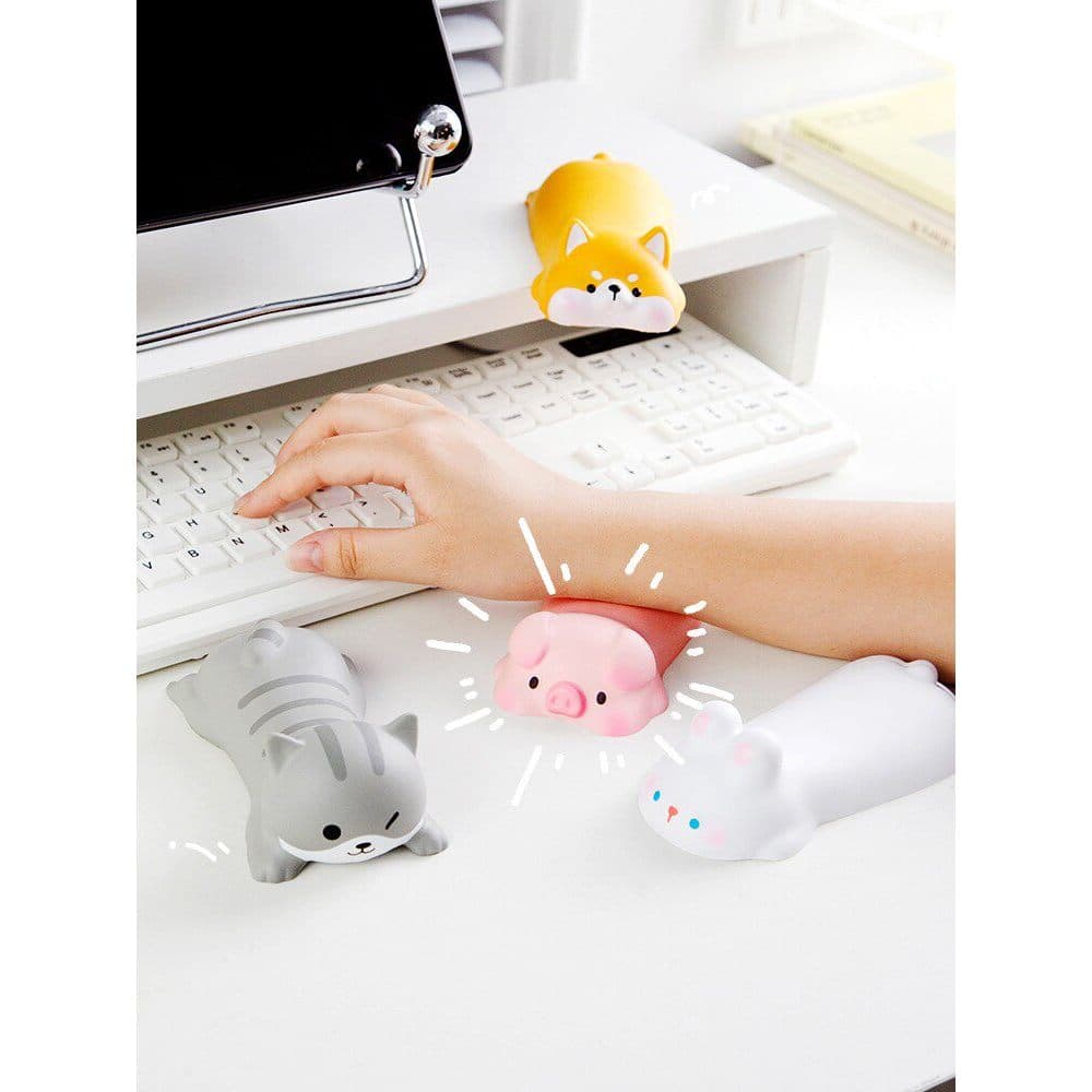Descompressão espuma de memória mouse pad almofada de pulso bonito escritório Desktop mouse almofada de pulso descanso d