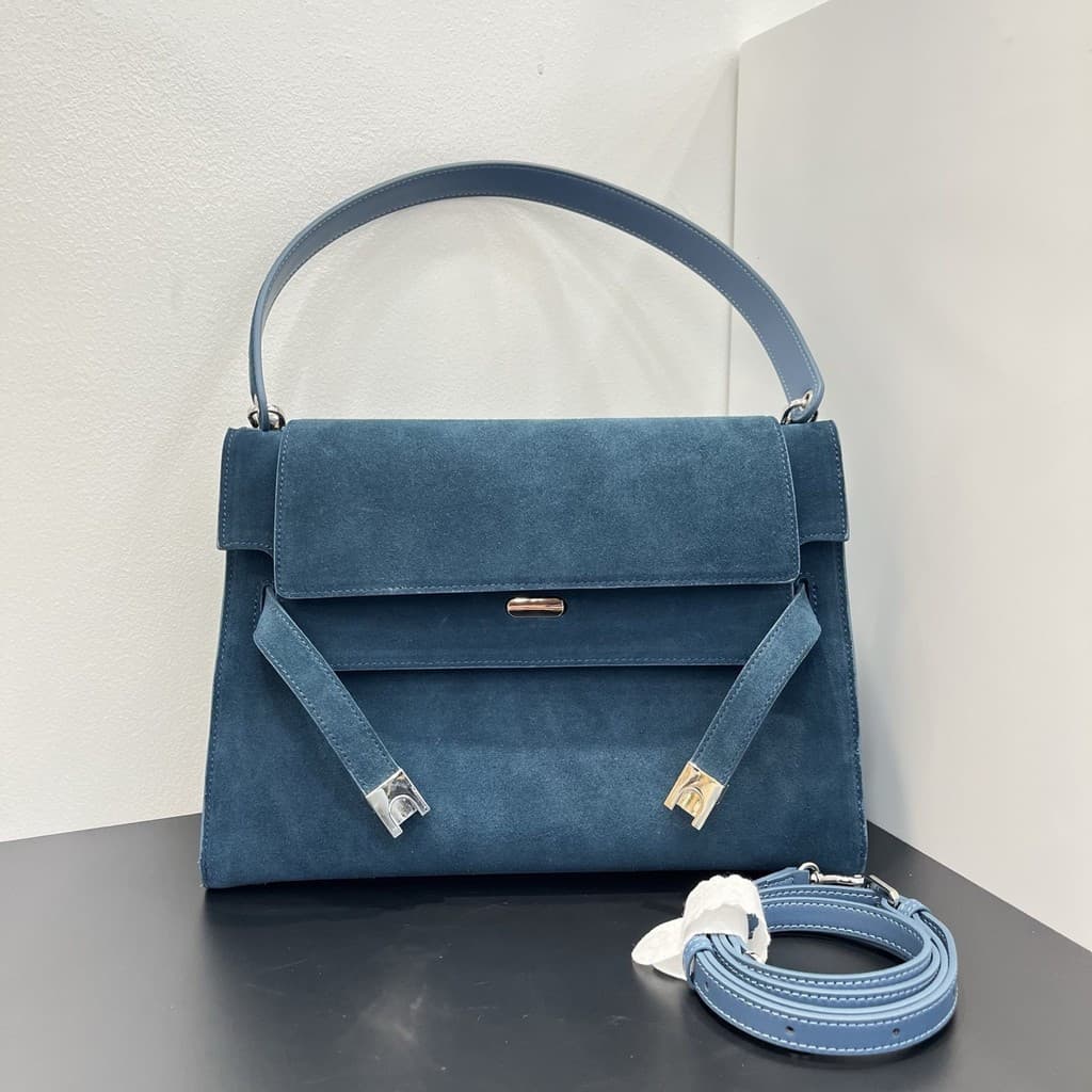 Bolsa de ombro grande de couro de outono, Material de camurça fosca, bolsa nas axilas Kai 25 de alta qualidade, bolsa ma
