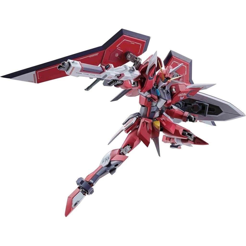 Figura de robô Gundam Freedom Spirits de metal da Bandai, guerreiro móvel Gundam Freedom Rising Tamashii YG5W