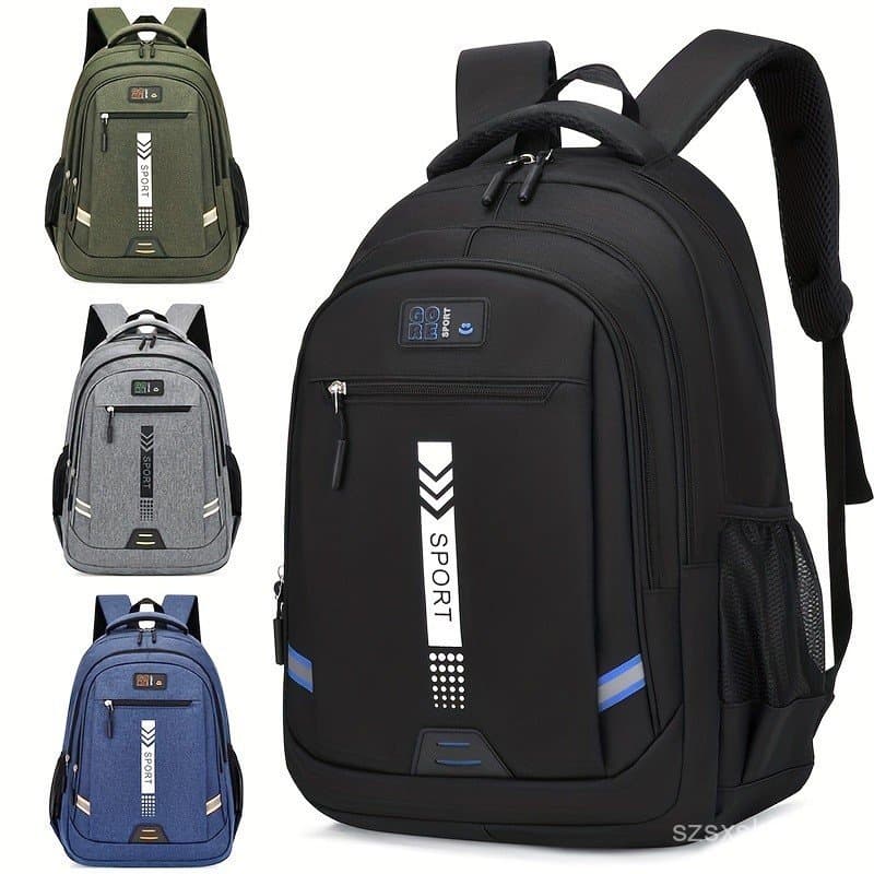 Mochila Masculina de Lazer, Grande Capacidade, Mochila de Viagem, Mochila para Negócios, Mochila para Computador, Mochil