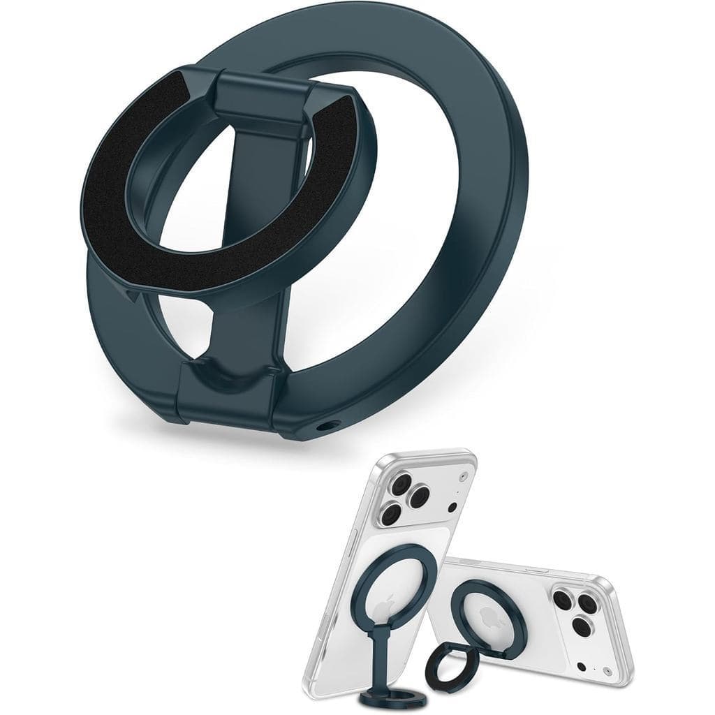 Suporte para telefone MagSafe adequado para 17ProMax, suporte Apple MagSafe, suporte com anel magnético, suporte de meta