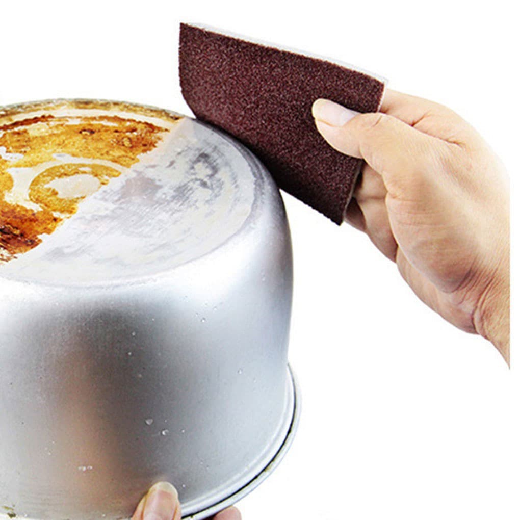 Esponja Mágica de Limpeza com Areia de Nano Diamante, Ferramentas Domésticas de Carbeto de Silício, Utensílios de Cozinh