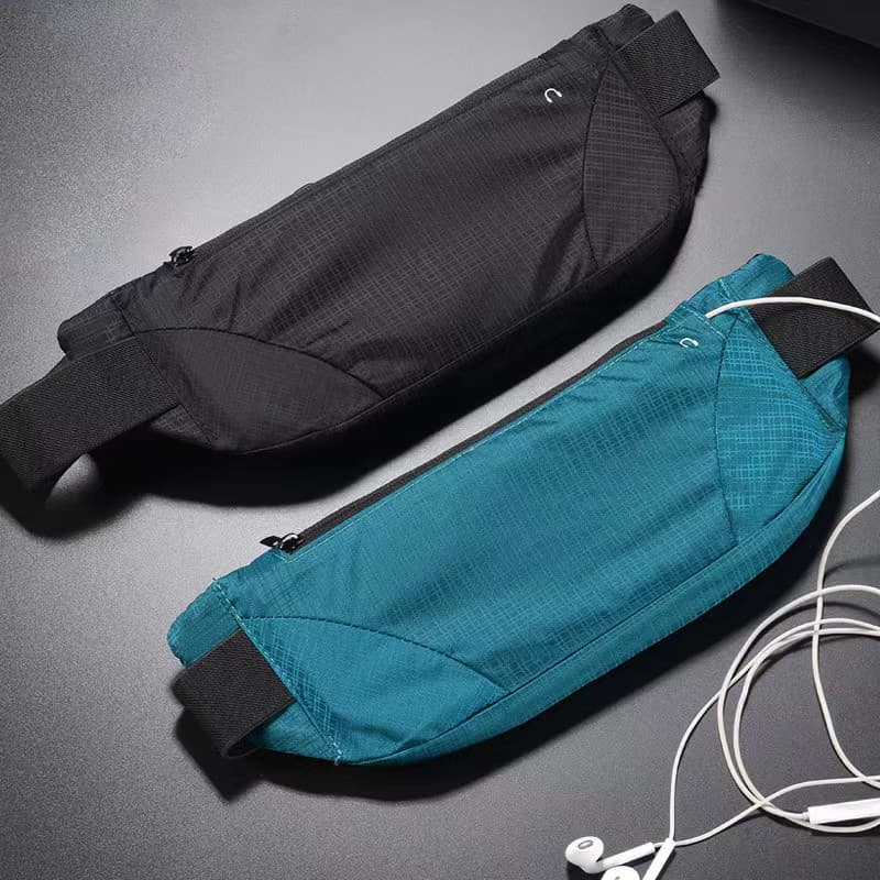 Bolsa de cintura para corrida, porta-telefone esportivo, equipamento de fitness à prova d'água ultra-fino para homens e