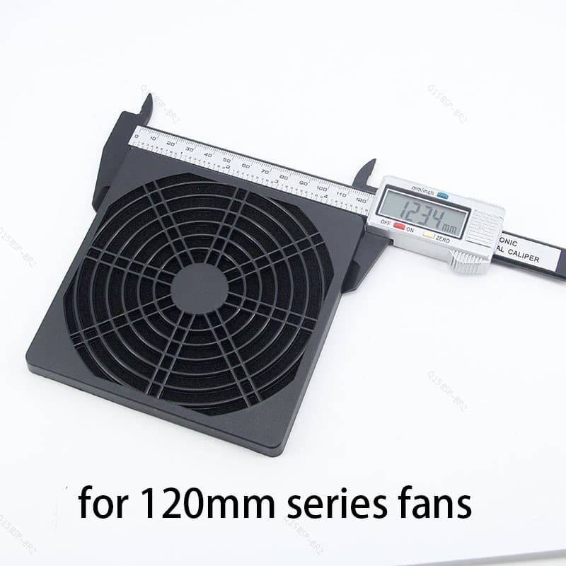 12cm Plástico À Prova De Poeira Ventilador Capa Net 120mm Caso Filtro Guarda Grill Protetor Para PC Computador Limpeza R
