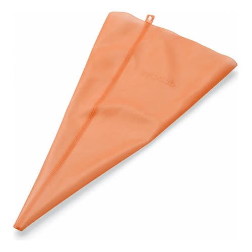 Saco De Confeitar Profissional Silicone Reutilizável Grande Laranja