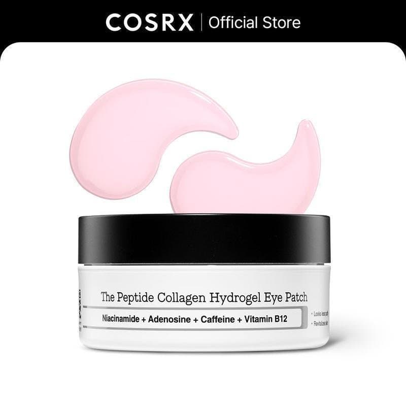 [COSRX Oficial] Máscara de Olhos de Hidrogel com Peptídeos e Colágeno (60 peças) | DEPUFFSUNDER - Bolsas nos olhos remov