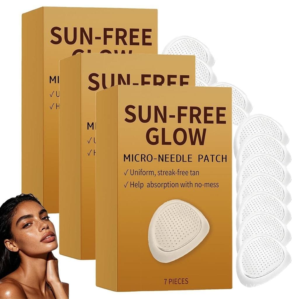 Adesivo Bronzeador Sun Free Glow, para um Bronzeado de Aparência Natural – Microdot Sun Free Glow, Tom Uniforme Sem Manc