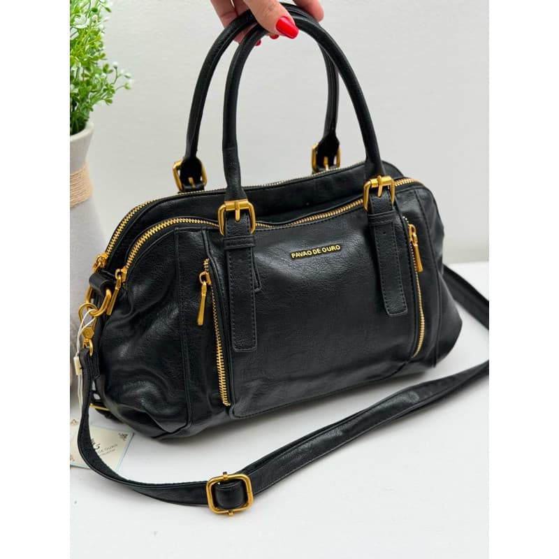 Bolsa Média original Pavão de Ouro feminina