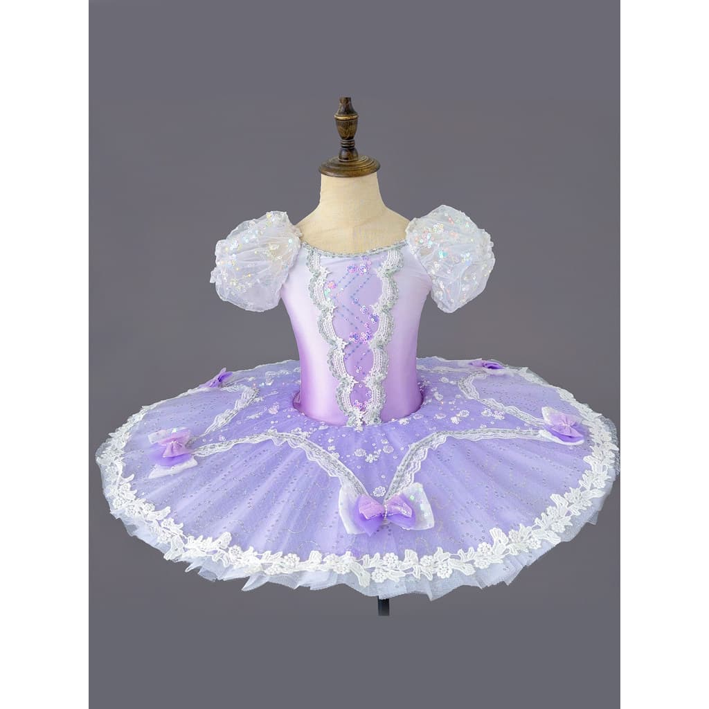 Crianças traje de balé meninas profissional pequeno cisne estilingue TUTU saia cisne lago Pettiskirt desempenho traje202