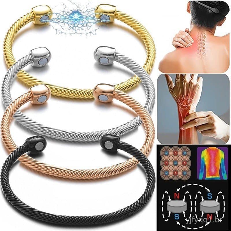 Pulseira de Terapia Magnética para Mulheres para Alívio da Dor da Artrite
