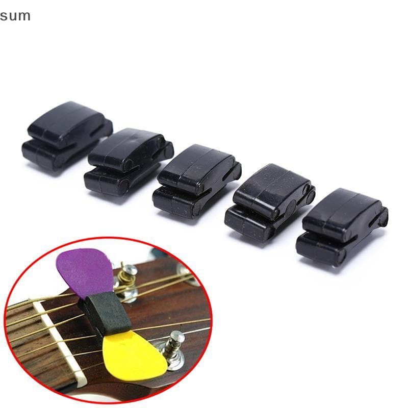 [sum] 5 Peças De Suporte De Borracha Para Guitarra Pi Fix on Headsto Baixo Ukulele BR