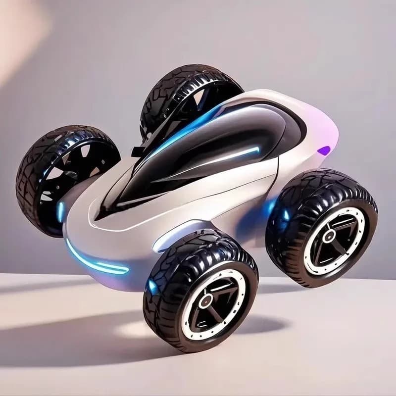 [Estoque pronto] Carro acrobático rolante, inercial, resistente a quedas, dupla face, divertido, tenda de brinquedo, pro
