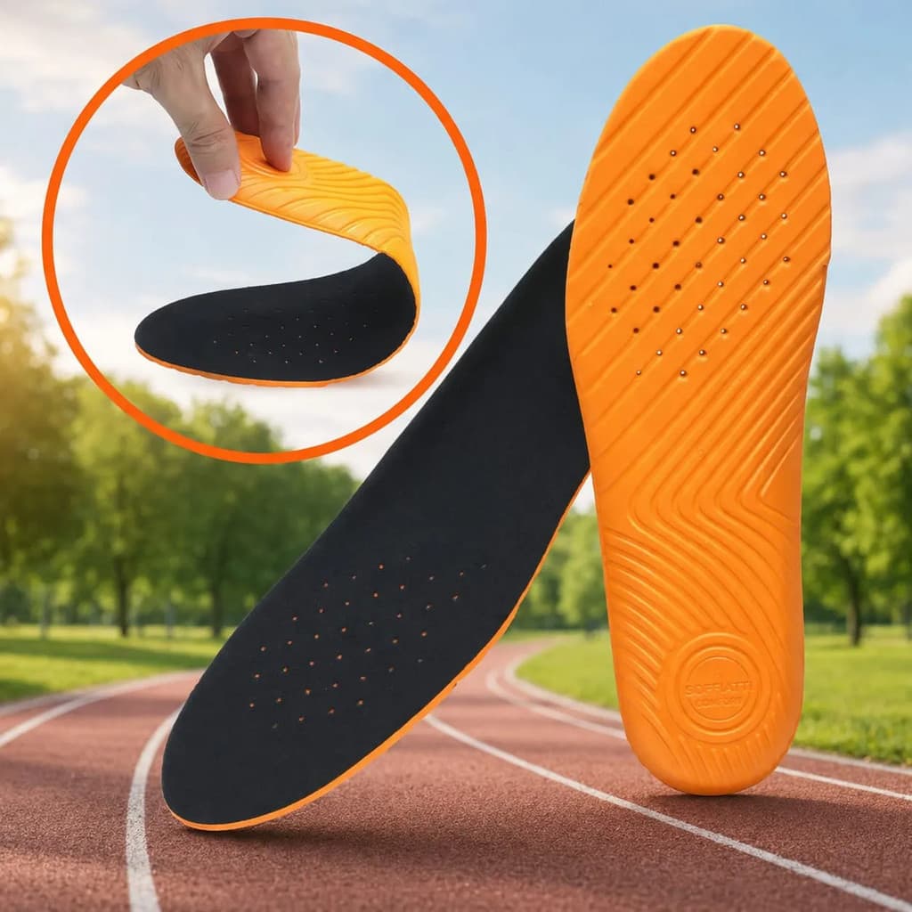 Kit 2 Pares De Palmilhas Super Confortável Eva Macia Suave