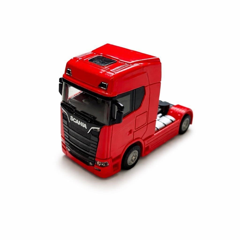 Miniatura Scania 770 S de Metal – Cabine Basculante Cores Metálicas Vibrantes