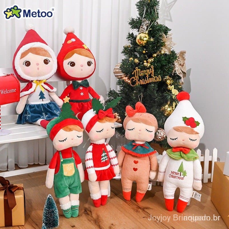 Boneca De Natal Metoo Angela Boneca Infantil AniversáRio Halloween Ano Novo Presente De Natal，Presente De Natal