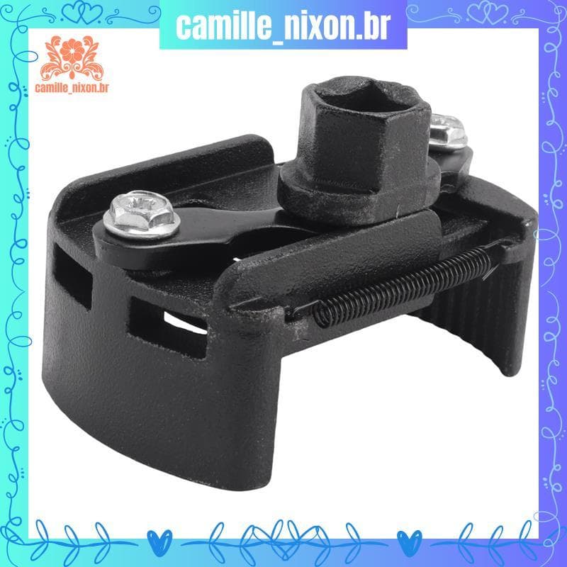 [camille_nixon.br] 2 Chaves De Filtro De Óleo De Duas Garras Aço Fundido Chave De Cartucho 60-80mm