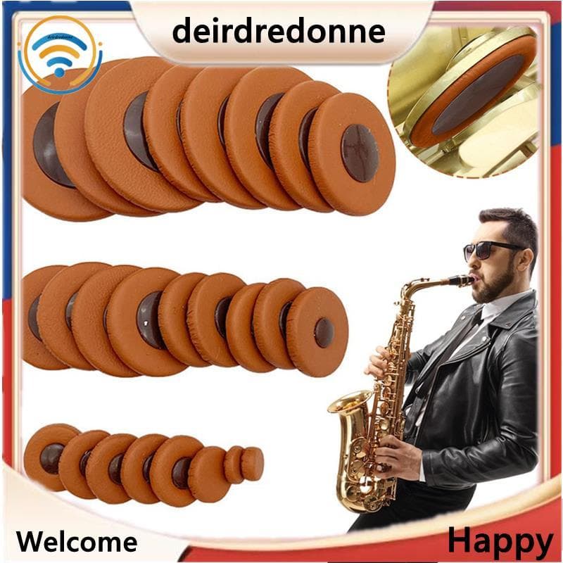 Almofadas De Couro Profissionais Para Saxofone , Projetadas Entusiastas De Sax , Reprodutor De Desempenho De Longa Duraç