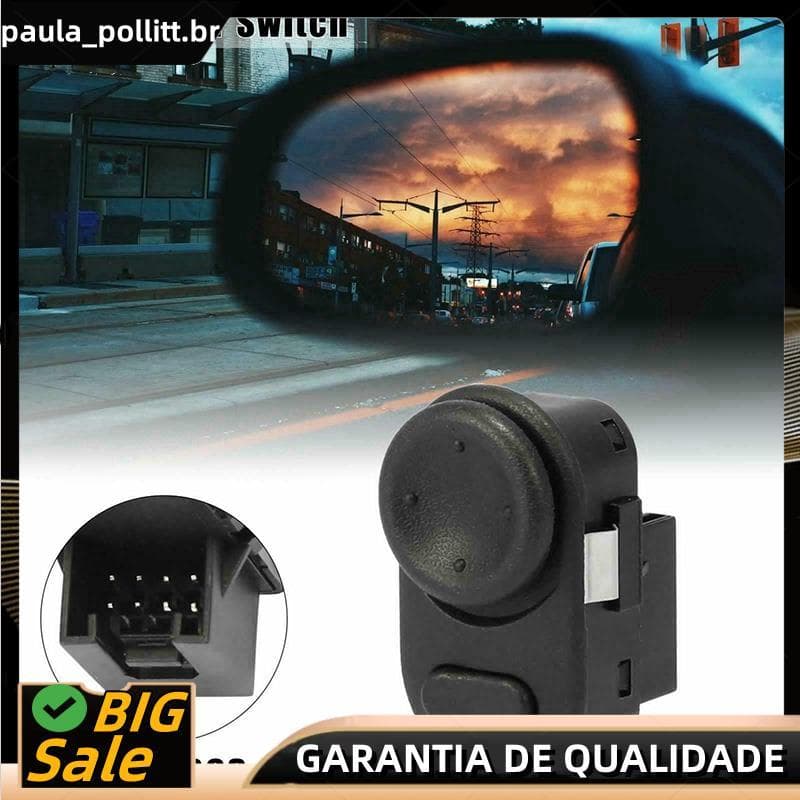 Espelho Lateral Retrovisor Interruptor Ajustar Botão De Controle Para-G Zafira Corsa Meriva 9226863