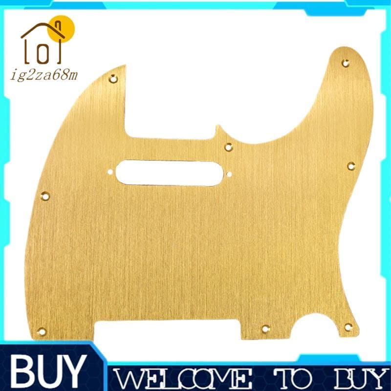 Protetor De Palheta De Metal Para Guitarra De 8 Furos Substituição De Pickguard Padrão
