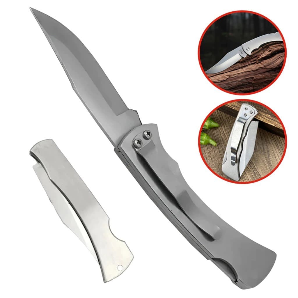 KIT  20 Canivete Zebu Tático Militar de Bolso Aço Inox Trava Segurança Clip Camping Pesca