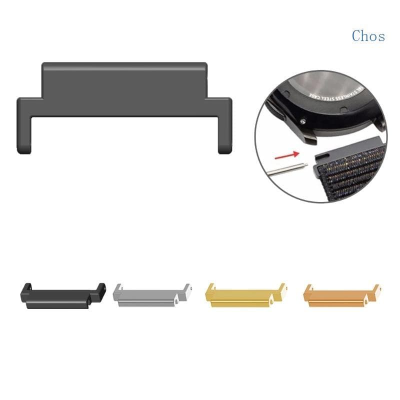 Chos Pulseira Conector Talões Adaptador Cinta Link Para 18mm-20mm Cabeça Grains2x