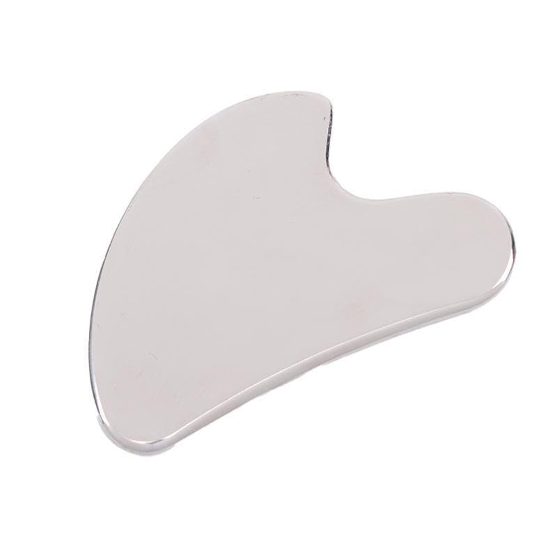Rosto Guasha Raspador De Aço Inoxidável Gua Sha Massageador Corpo Ne Ba Alívio Do Estresse Ferramenta Beleza Raspagem Da