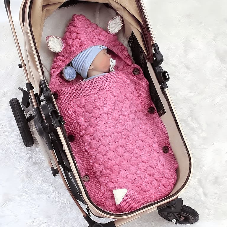 Saco De Dormir Bebê Enroladinho Cobertor Saída Maternidade